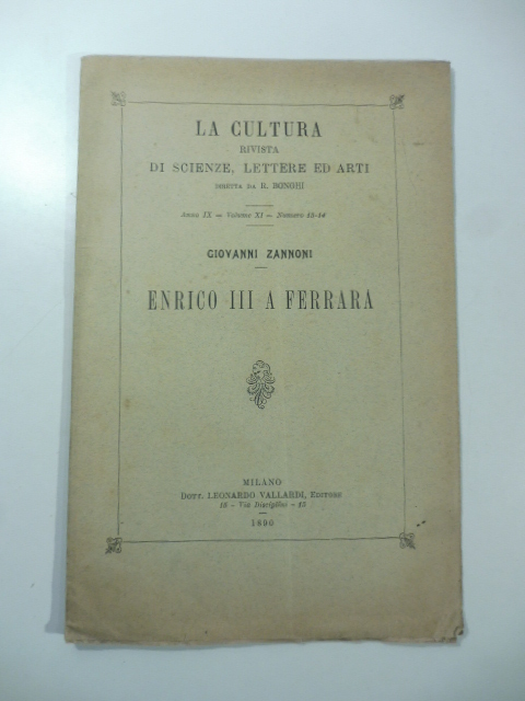 Enrico III a Ferrara